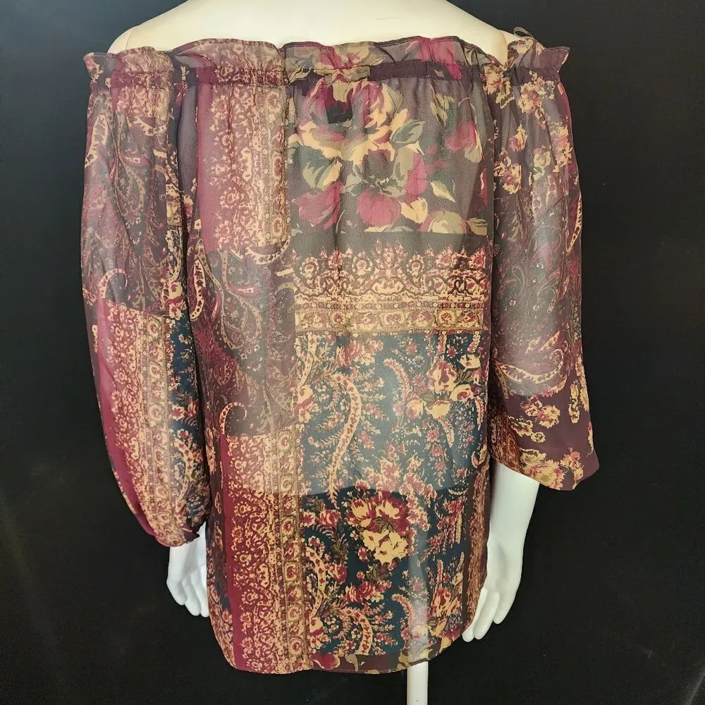 Chaps Sheer Blouse (SP) - Image 4