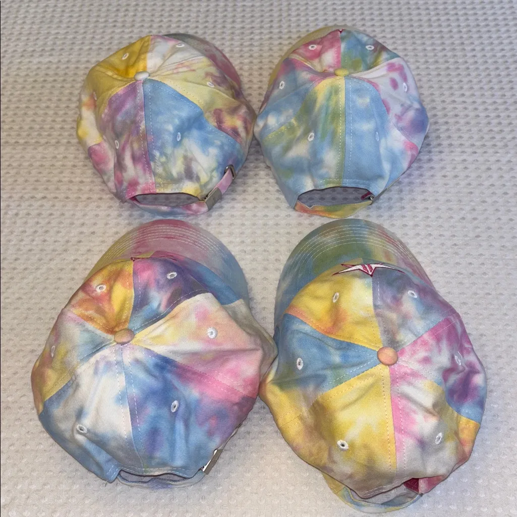 2 JEFFREE STAR Tie-Dye Star Embroidered Caps - Image 12
