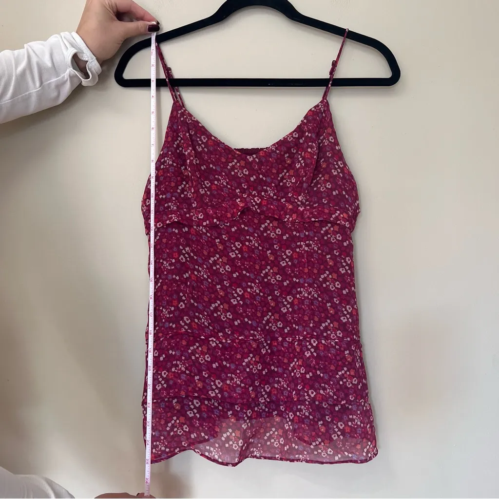 American Eagle Pink Floral Tank Top - Image 2