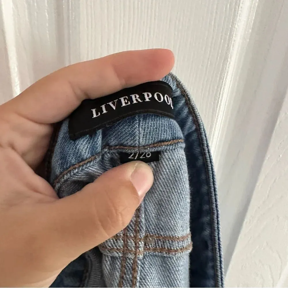 Liverpool Embroidered Denim Skirts Women’s Size 2 - Image 8