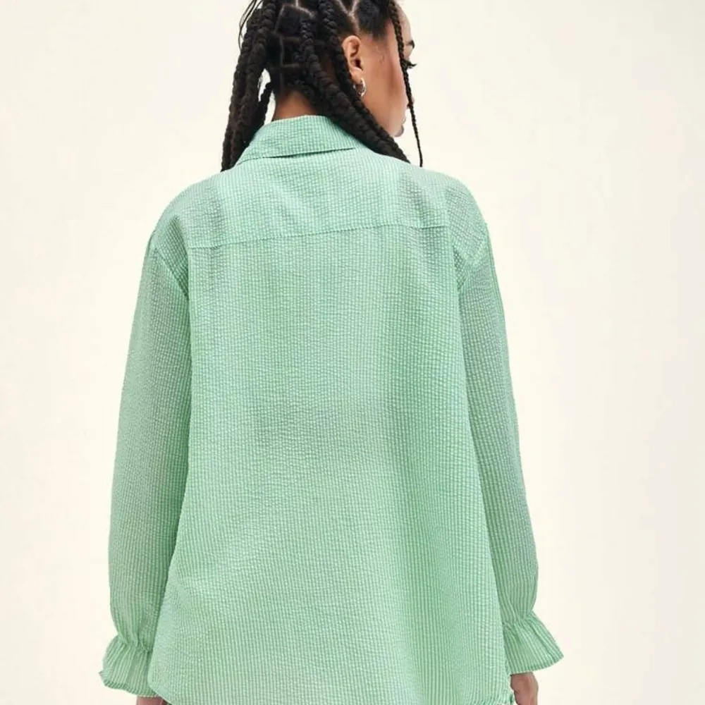 NWOT | SHEIN | Green Women's Ribbed Top - Image 2