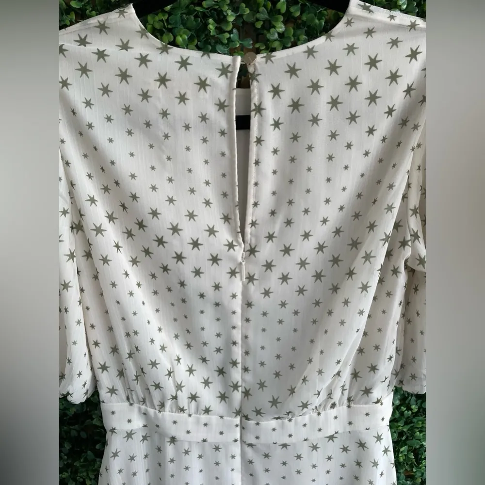 - Joulia Floral & Star-Print Puff-Sleeve Dress | NWOT - US Sz 2-4 - Image 16