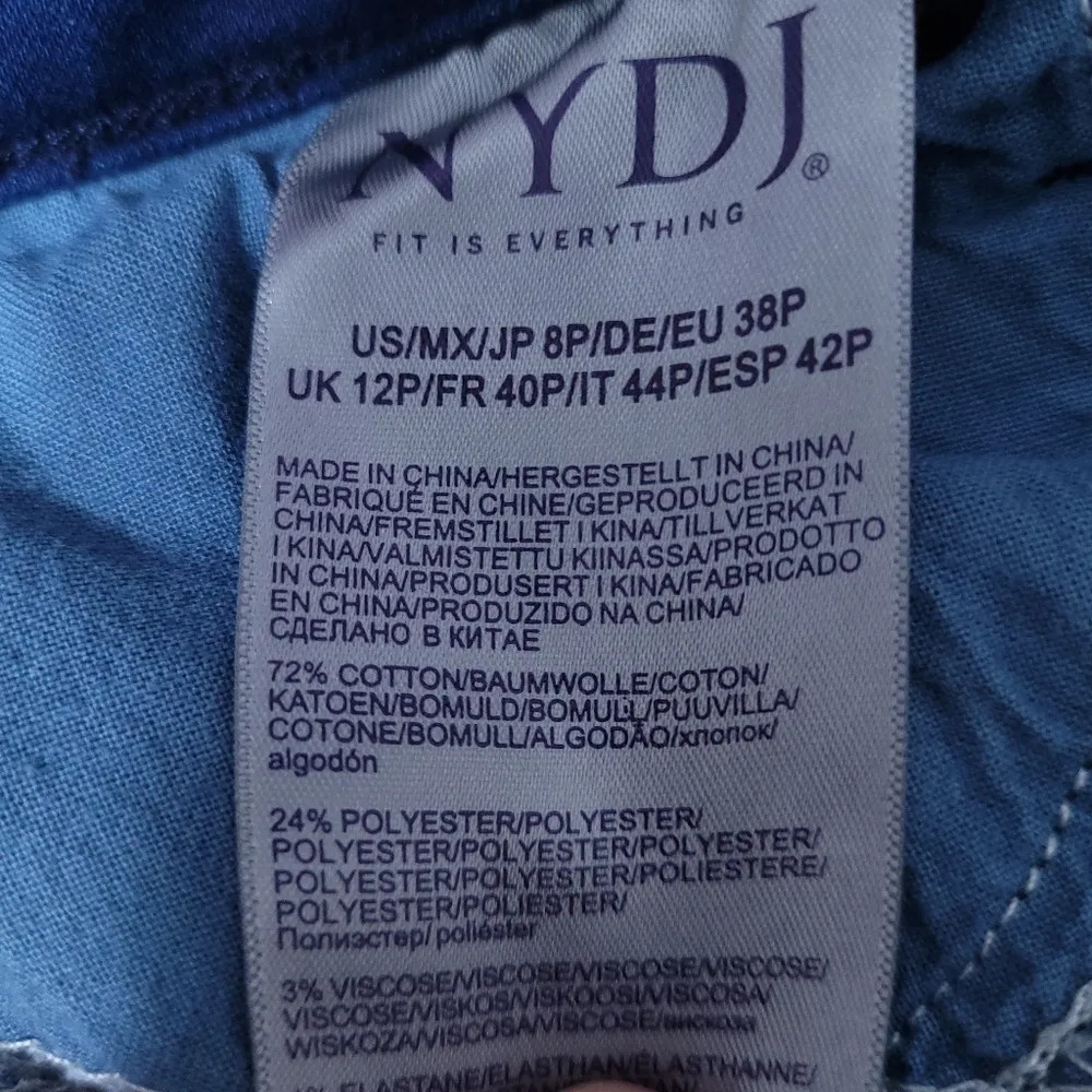 NYDJ Lift Tuck Slim Bootcut Stretch Denim Women's Jeans Size 8P - Image 10