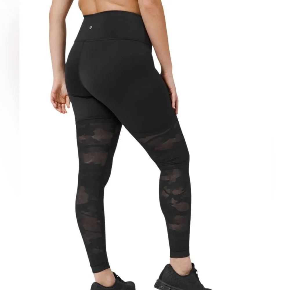 Lululemon Sheer Will Hi-Rise Tight Camo Black - Image 2