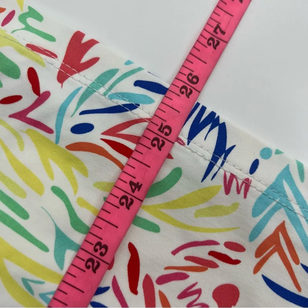 Lulu B Tropical Brushstrokes UPF Top Sz M Size M - Image 7