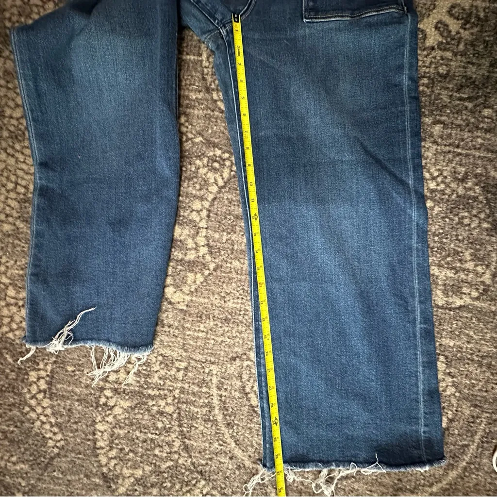 Hidden Denim Women’s Size 28 Blue Wash Nori Cropped Wide Leg Jeans - Image 12