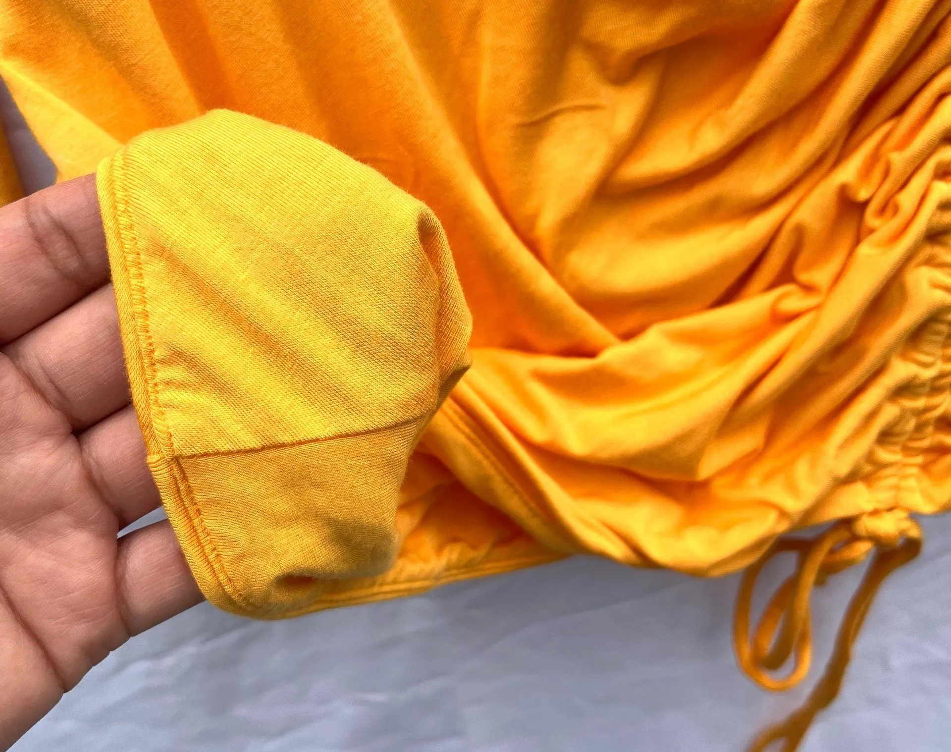 CAMILA COELHO | LENA MINI DRESS IN TANGERINE ORANGE MEDIUM - Image 10