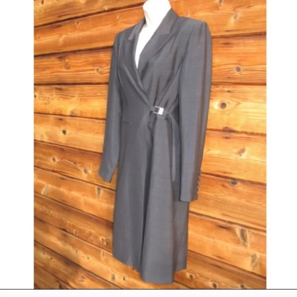 NWOT Gray Wool Blend  Coat - Image 2