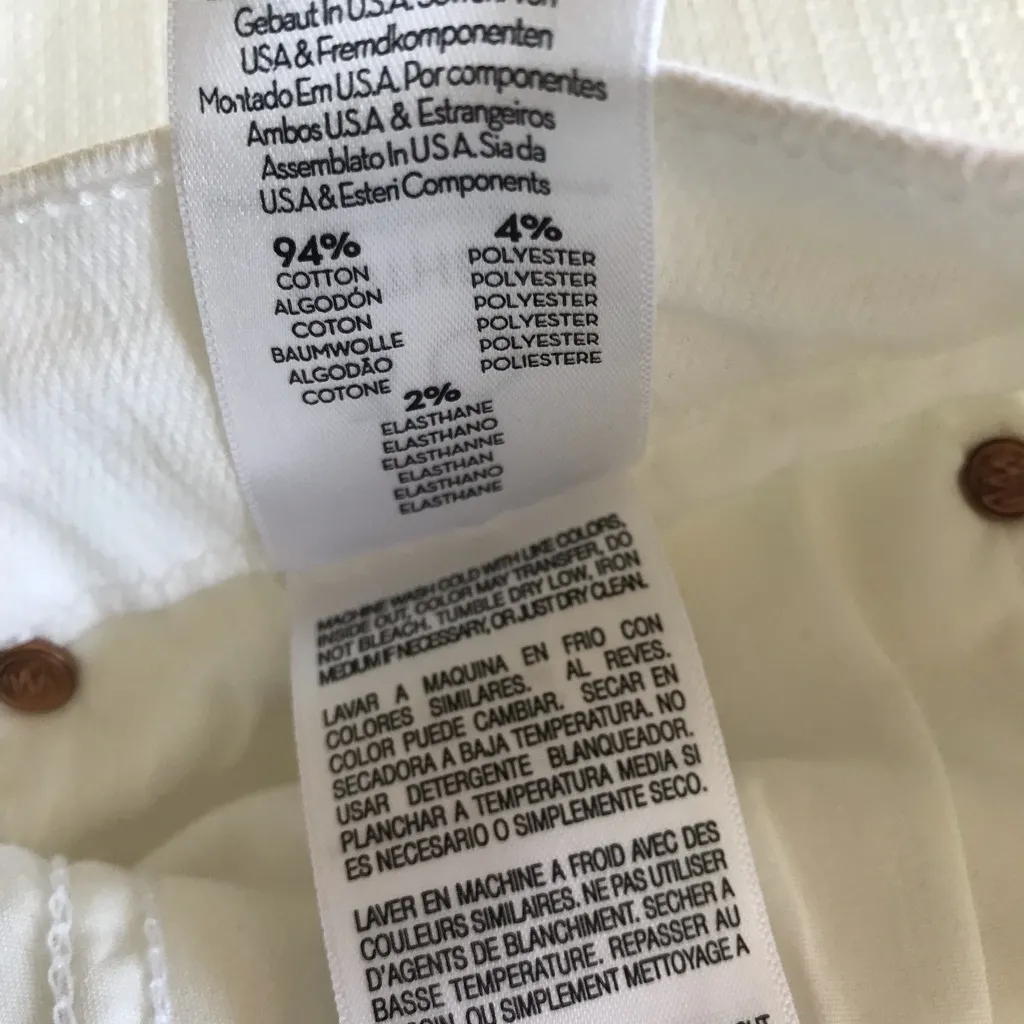 Mother The Weekender Fray White Denim Jeans, Fairest of Them All - Image 11