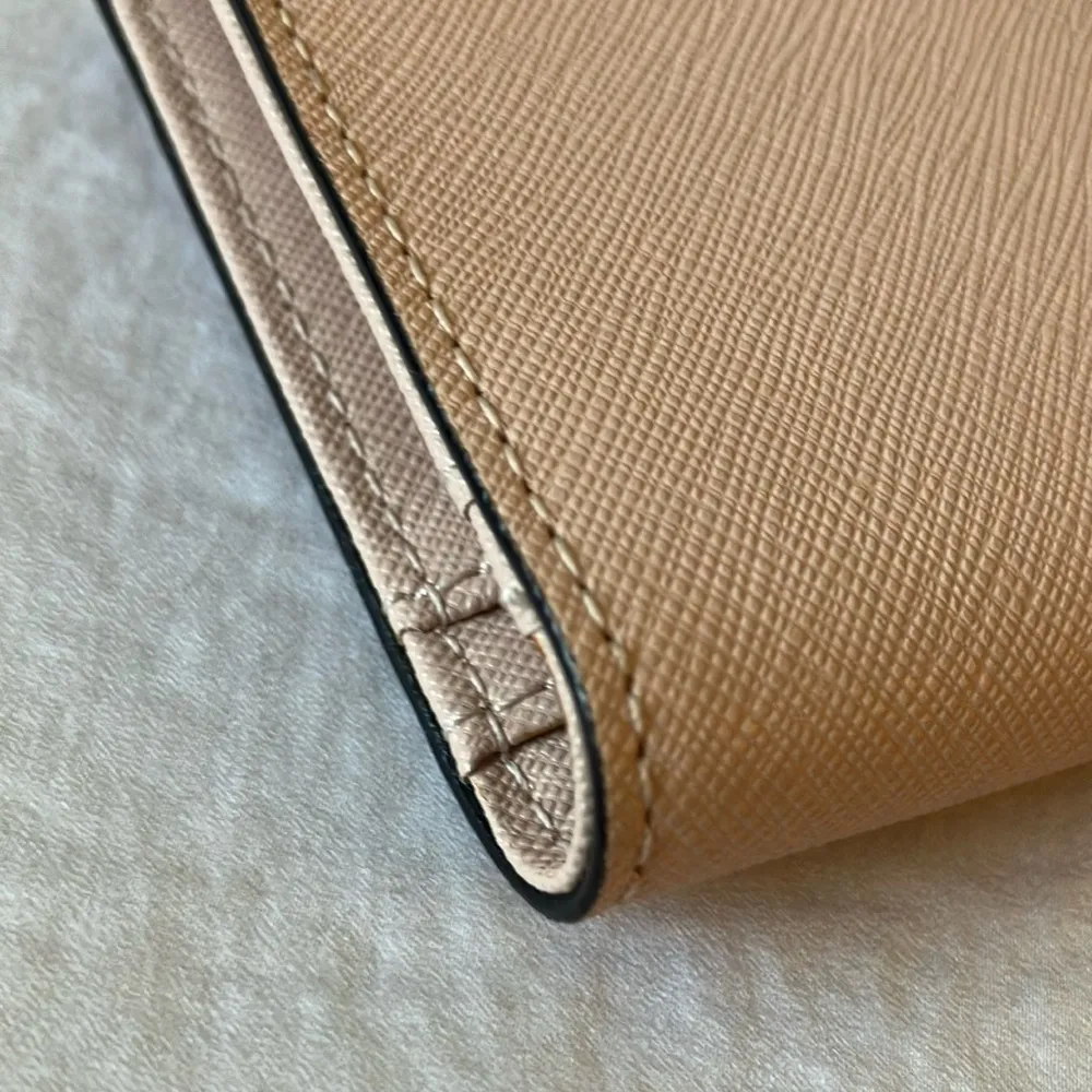 Kate Spade: Blush Pink Laurel Way Jeweled Bow Saffiano Leather Wallet- 12 slots - Image 15