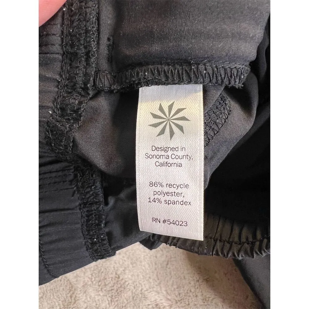 Athleta Women's Jogger Capri Pants Standard Size 8 Black Casual Activewear - Image 7