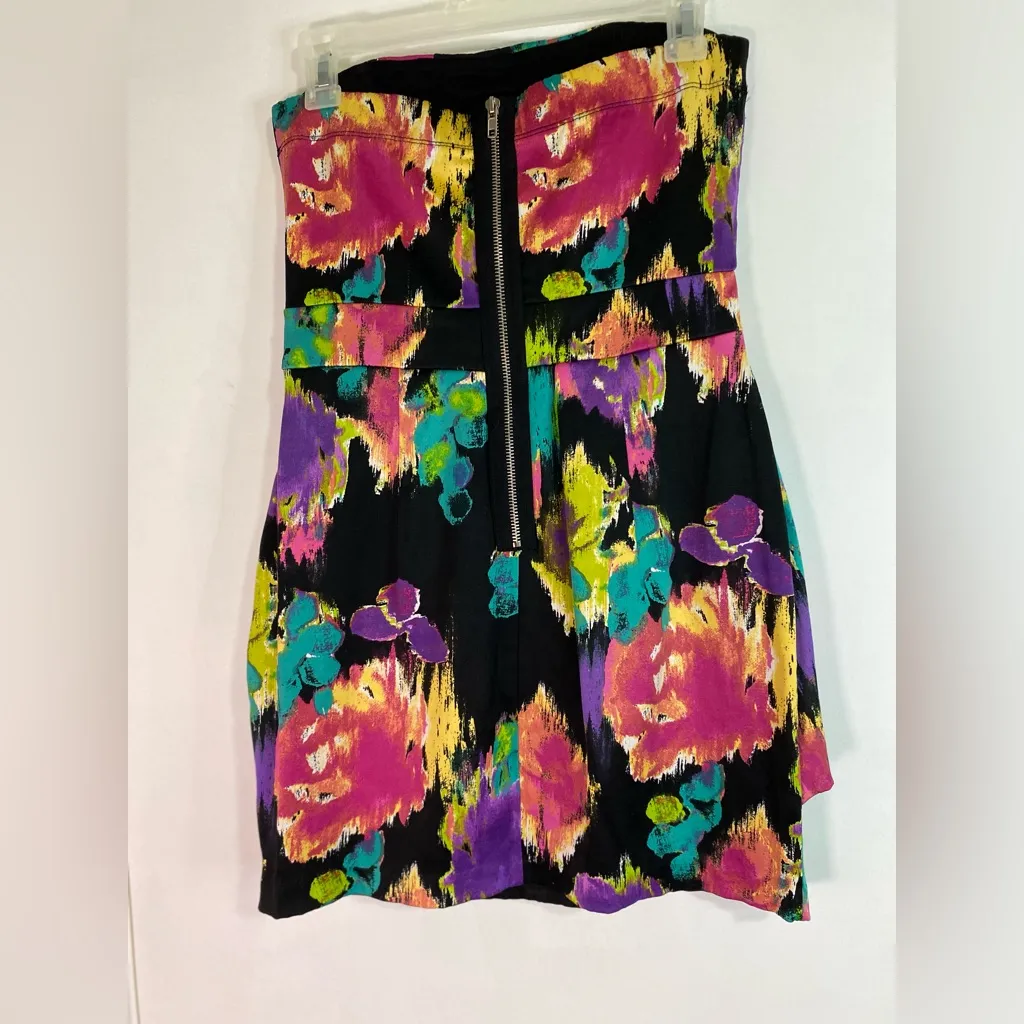 Women’s Sz 7 (Junior) Speechless Black Strapless Mini Dress - Image 2