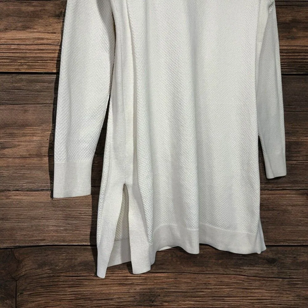 Duluth Trading S'no Sweat M Tunic Sweater Crewneck Side Slits Stretch Coolmax Size undefined - Image 3