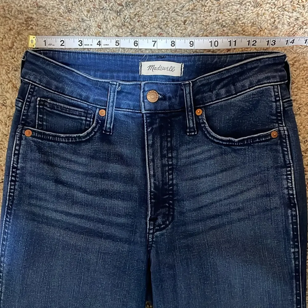 Madewell Curvy Mid-Rise Stovepipe Straight Leg Jeans Dahill Wash Size 26 NG382 - Image 11