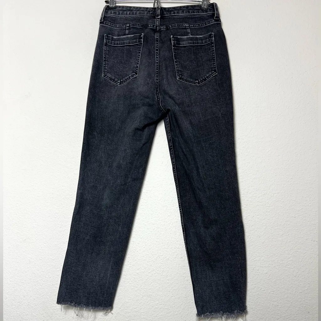 Free People We The Free Faded Black Straight Jeans - Image 2