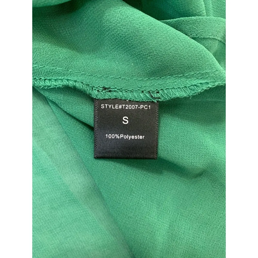 Potter's Pot Women's Shear Green Blouse - Image 7