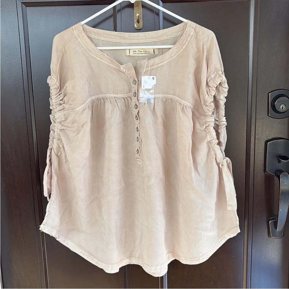 NWT Free People Summer Love Top Dust Storm Oversized Small - Image 3
