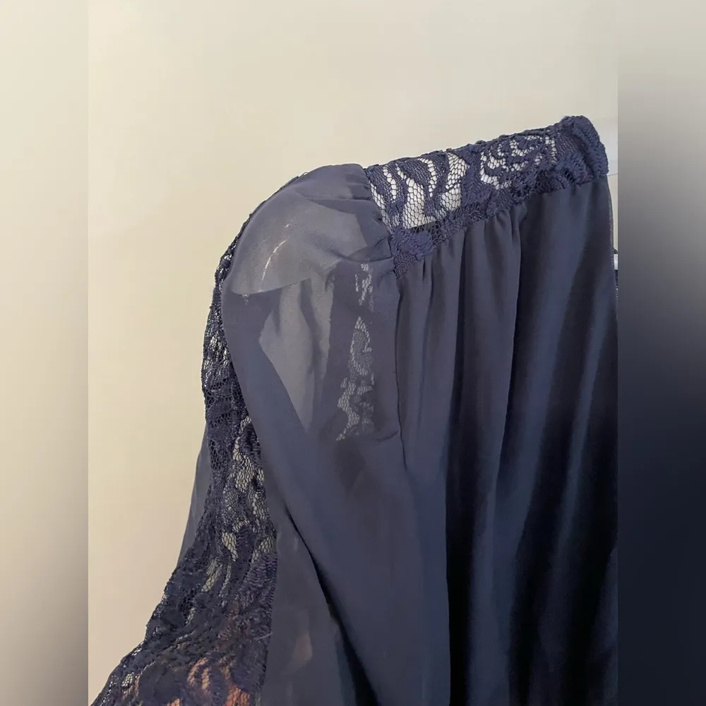 Maurices navy romper‎ size medium - Image 3