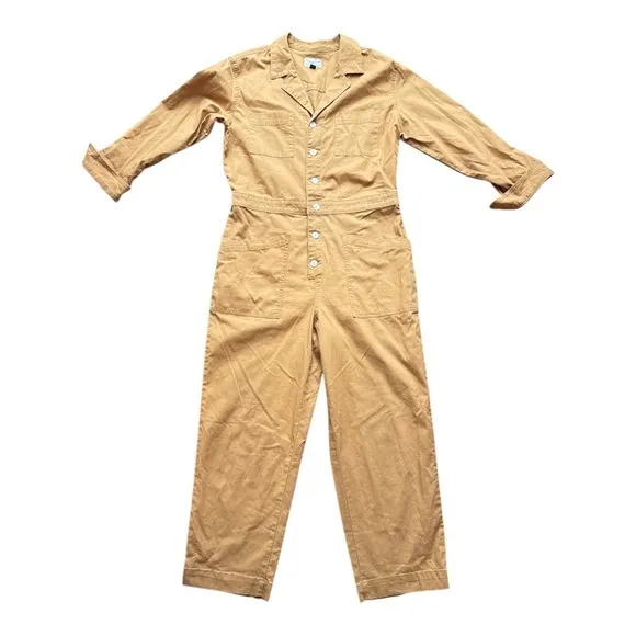 Universal Threads Universal Thread Women's  Jumpsuit Button Front Collared Long Sleeve SZ 12 - Image 2