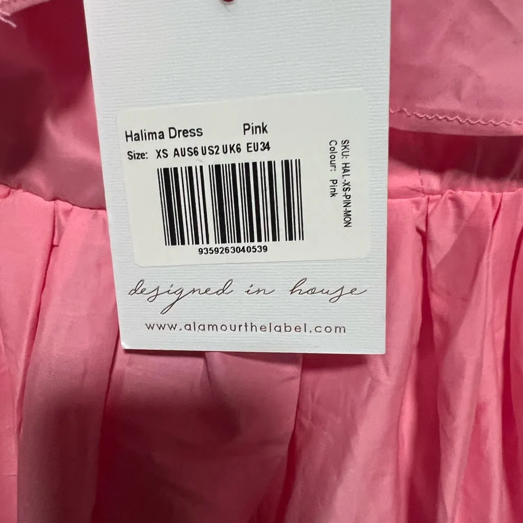 ALAMOUR THE LABEL, Halima Dress in Pink, New with Tags Pink Size XS - Image 10