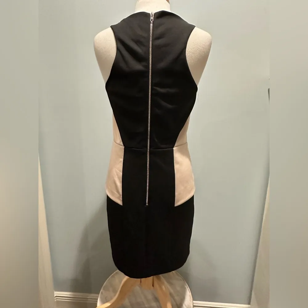 Walter Baker W118 black/nude Starr dress zipper detail size Large New with tags - Image 6