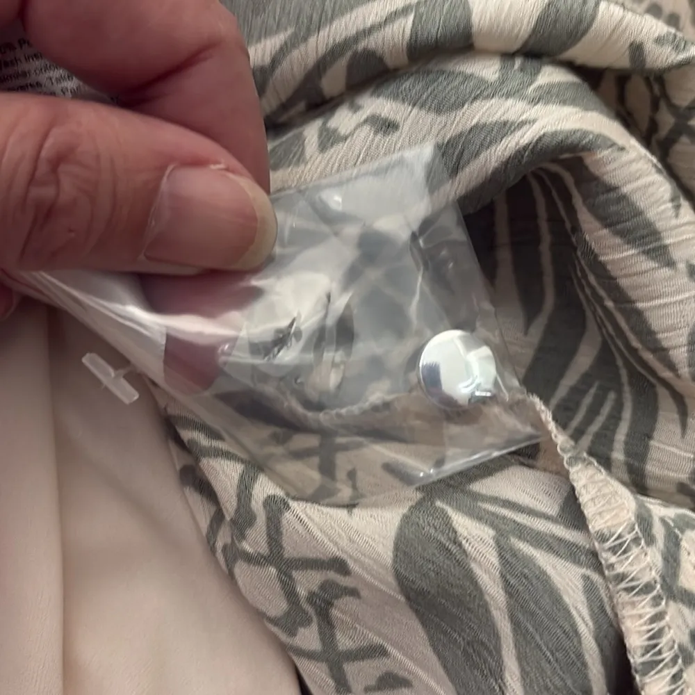 Dorothy Perkins Khaki Green Ruffle Mini Dress UK 14‎ US 10 petite - Image 9