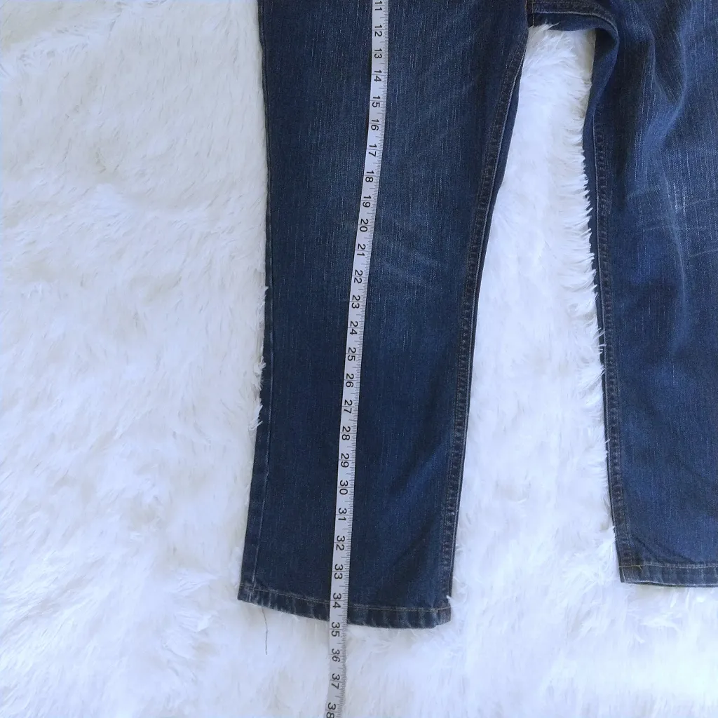 Women's Denim Capri Pant Plus Size 14 Blue - Image 10