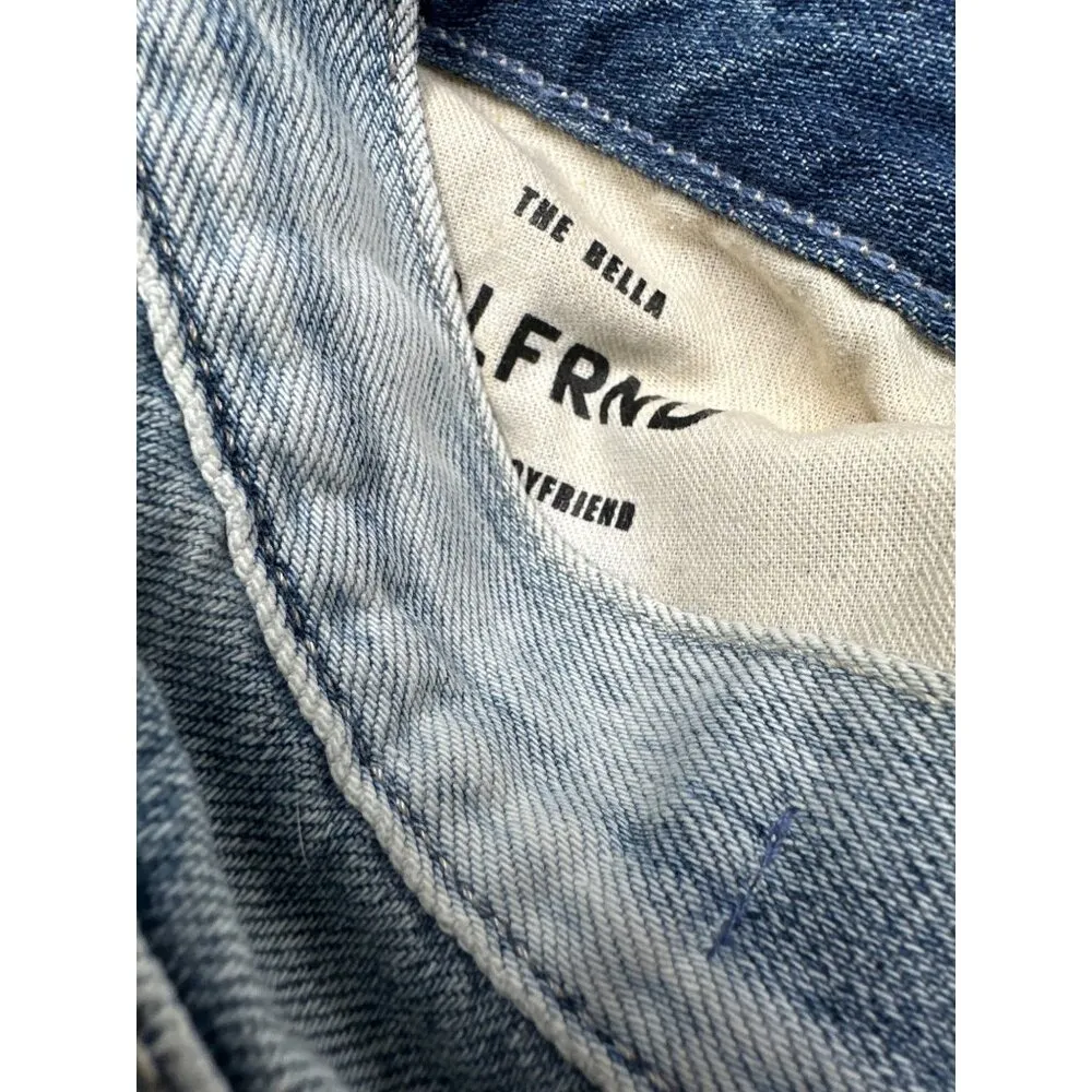 GRLFRND - The Bella Boyfriend Jeans in Light Wash Blue - Image 6