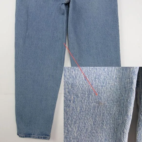 NEW Madewell USA-made Balloon Jeans in‎ Whistler Wash, 25 - Image 13