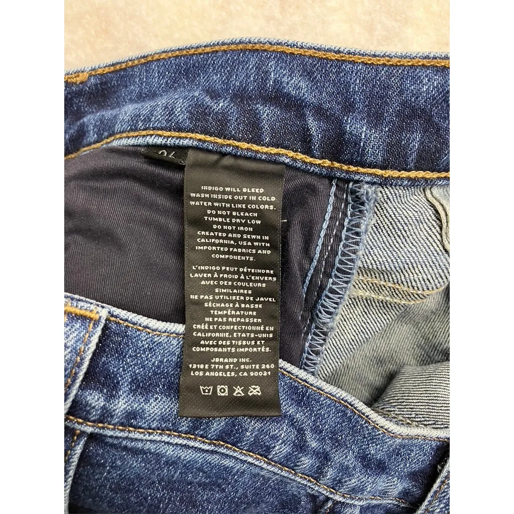 J Brand 1212 Runway Skinny Jeans Womens 26 Dark Wash Classic Denim - Image 5