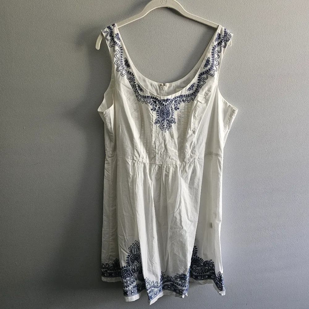 White Embroidered Dress 14 - Image 2