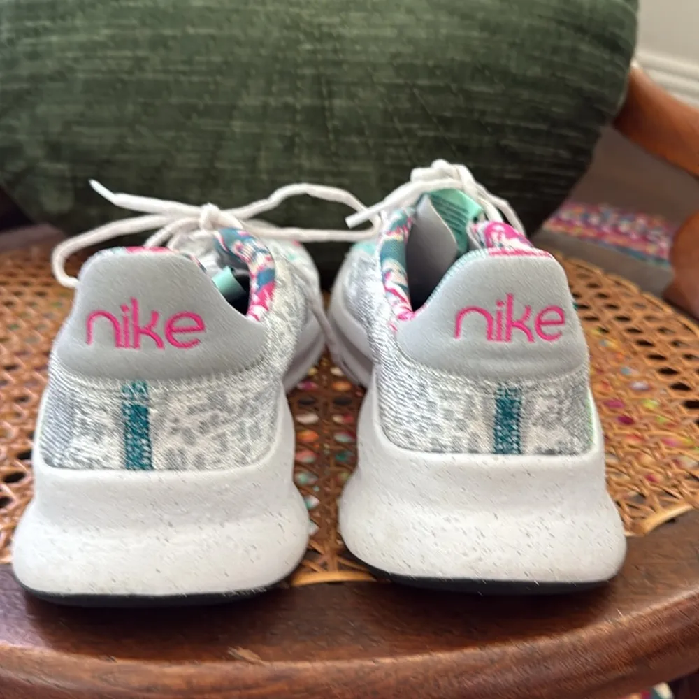 Women’s Nike Superrep Go 3 Multicolor Flyknit Lace Up Athletic Running Shoes - Image 2