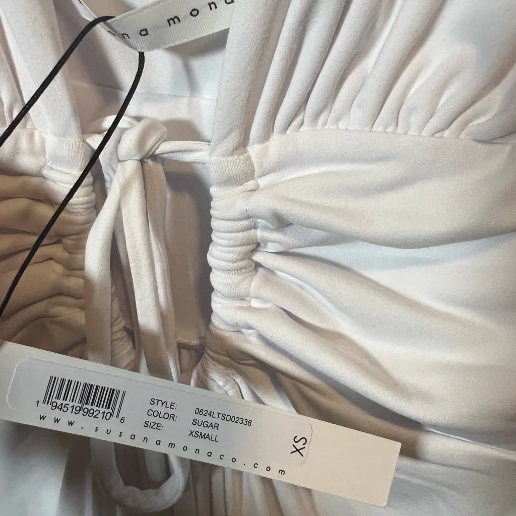 NWT XS Susana Monaco “sugar” Circle Cut Out Maxi Dress $218 retail - Image 5