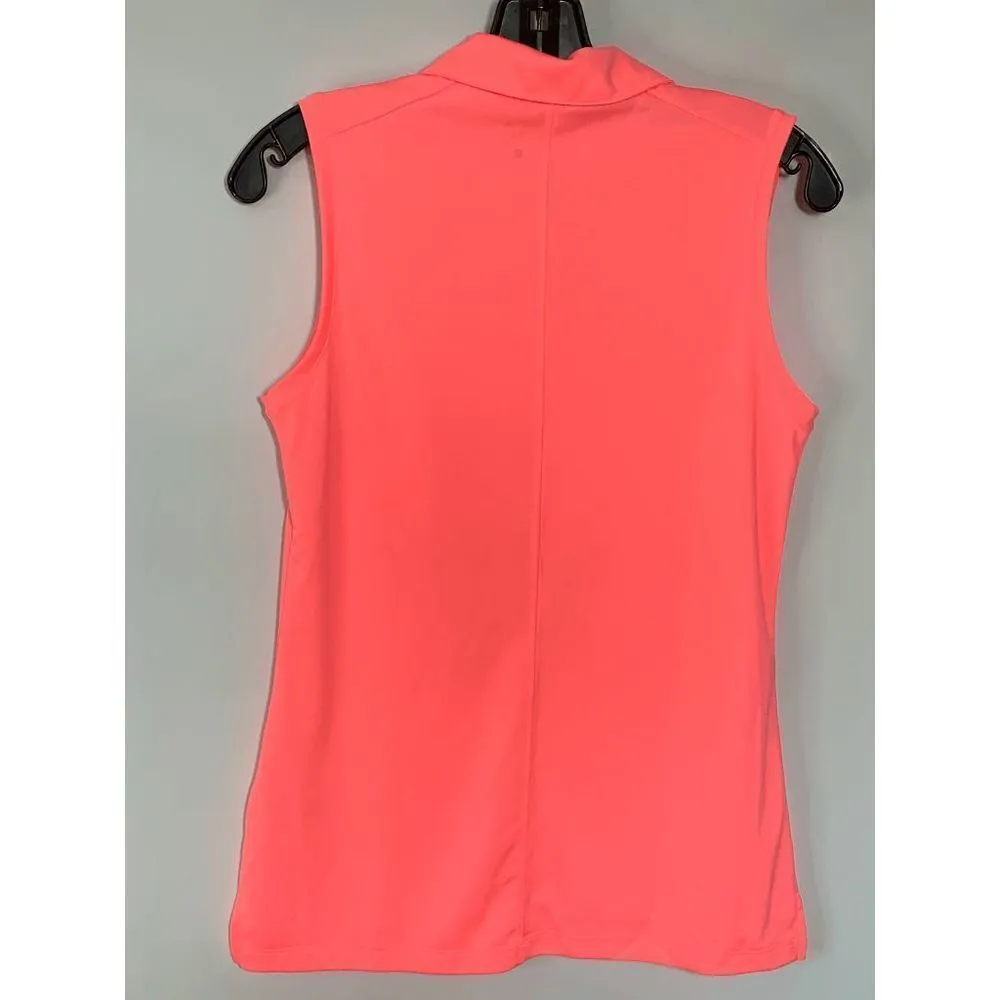 Nike Dri Fit Polyester Neon Sleeveless Top Size Small - Image 4