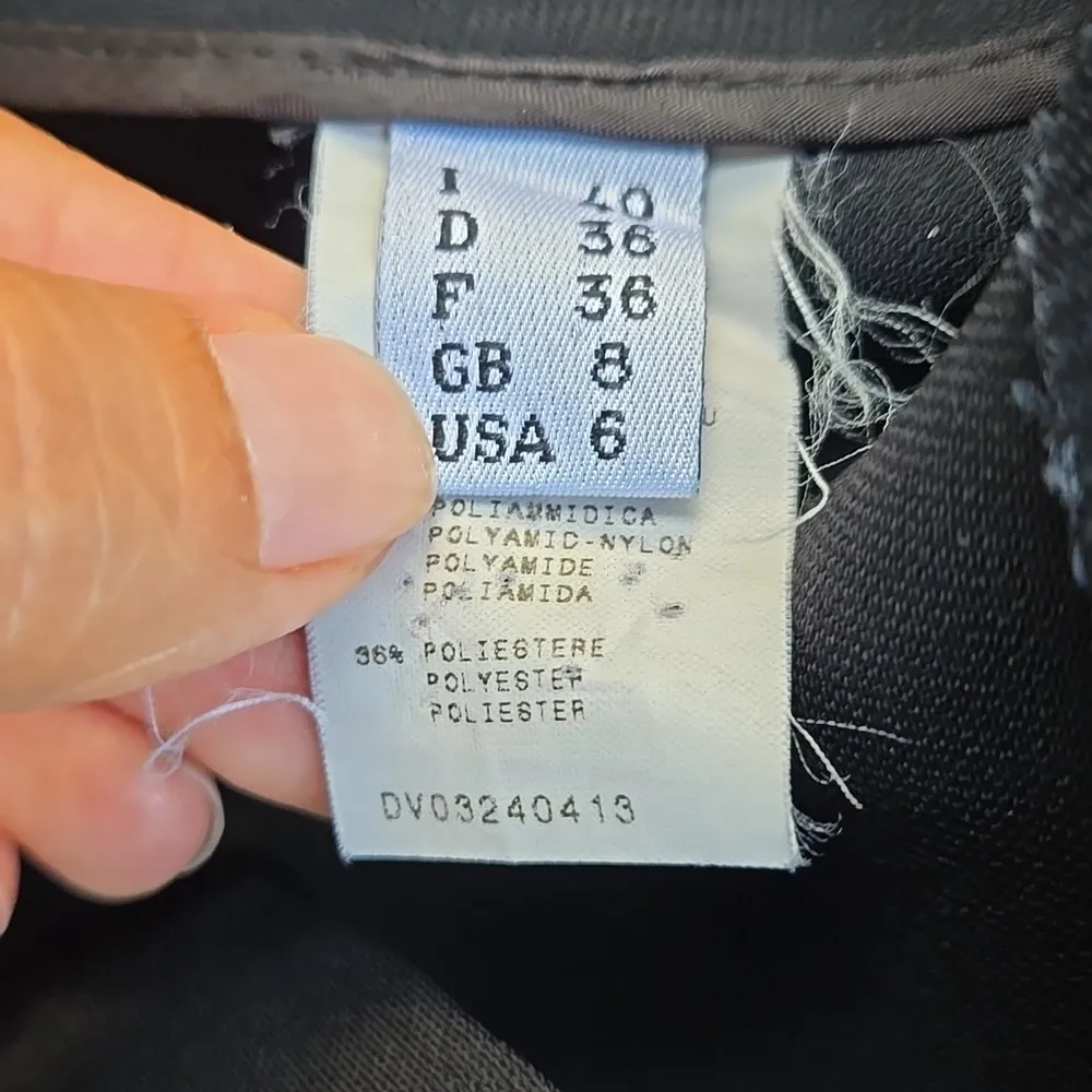 Moschino Black Flared Pants Size 6 - Image 4