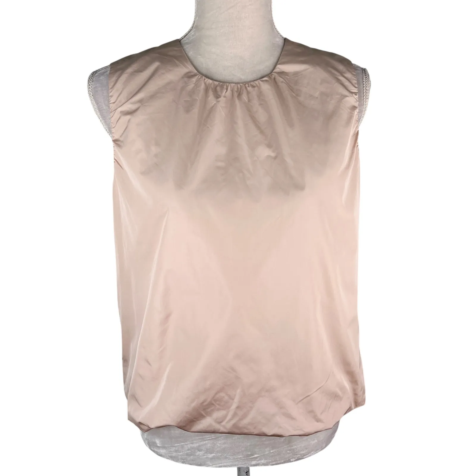 Sofie D'Hoore Boom Pota Cropped Sleeveless Top Nude 38 New - Image 8