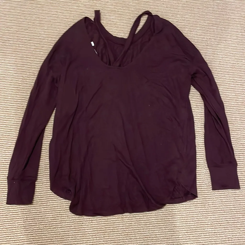 Athleta  plum purple top- size S - Image 2