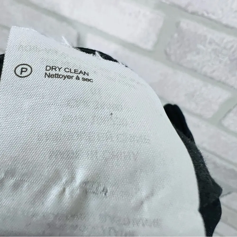 Vince Tailored Culotte Wool Blend Adjustable Leg Pants in Black Size 10 - Image 8