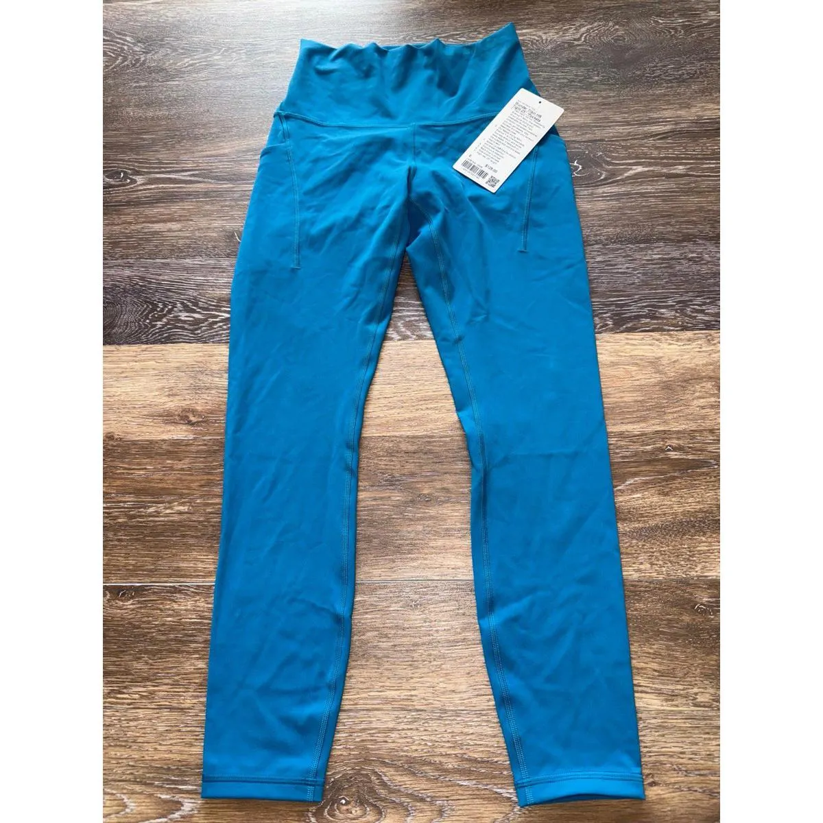 Lululemon Wunder Train With Pockets High Rise 25” Hawaiian Blue Size 6 NWT - Image 2