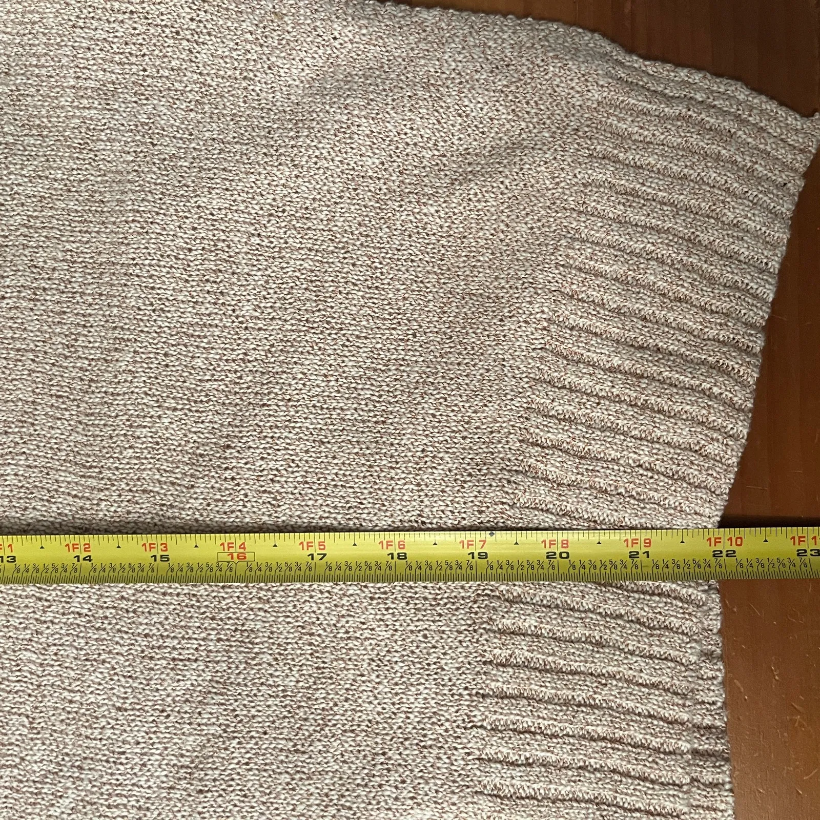 BDG Oversized V-Neck Side Vent Pullover Sweater Women’s Tan Size Small - Image 7