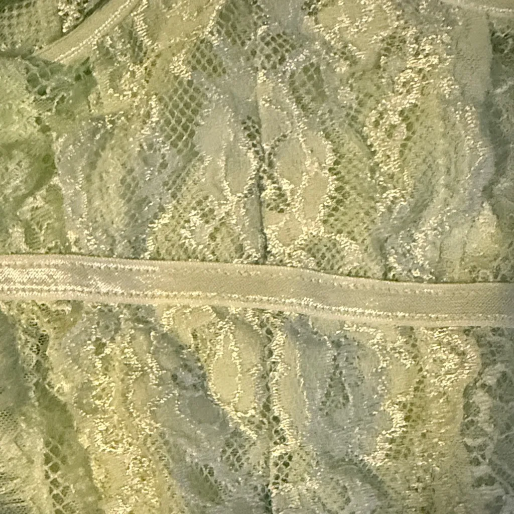 Sexy Lace Lime Green Bodysuit Size M - Image 3