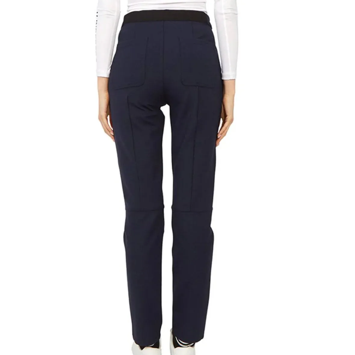 G/Fore Womens Double Knit Moto Twill Stretch Golf Pants Navy Blue Size 4 NWT - Image 2