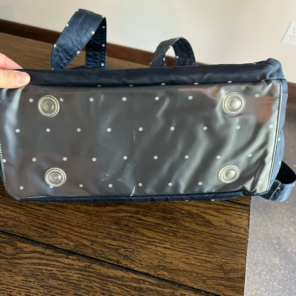 Lug Soprano Tote Bag Navy Pearl Baby Diaper Briefcase Academia City XL Purse Blue - Image 10