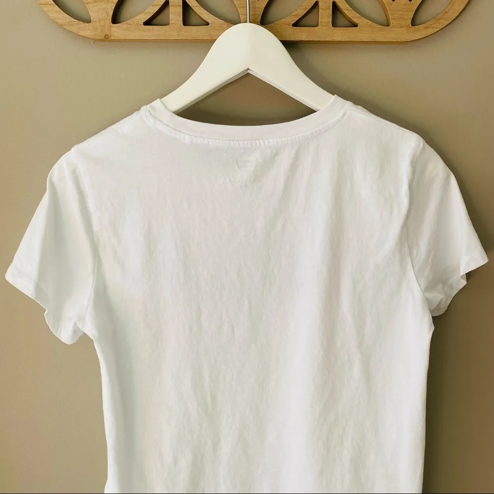 Levi's Short Sleeve Tee Shirt White Sz Small - Image 8