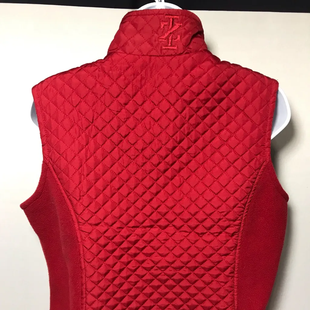 IZOD  Red Jacket Vest Size Medium - Image 4