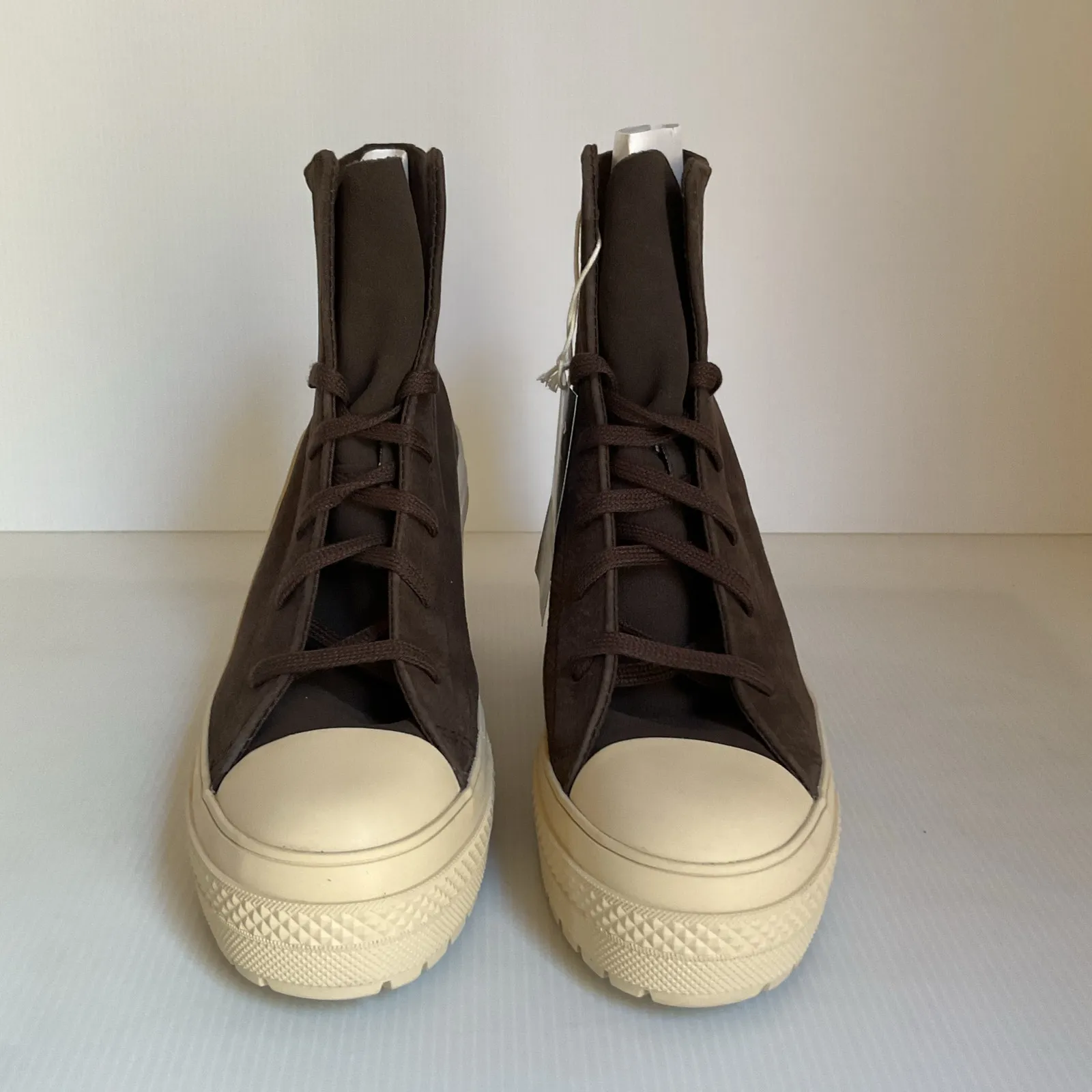 Converse  Platform Heel Boots Brown  Women’s 8.5  Chunky Heel Retro Style - Image 5