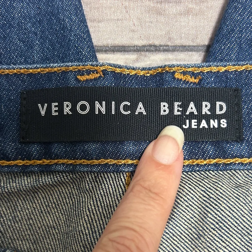 Veronica Beard Denim Dark Apollo Wash Benzi Mid Rise Girlfriend Jeans 24 00 - Image 10