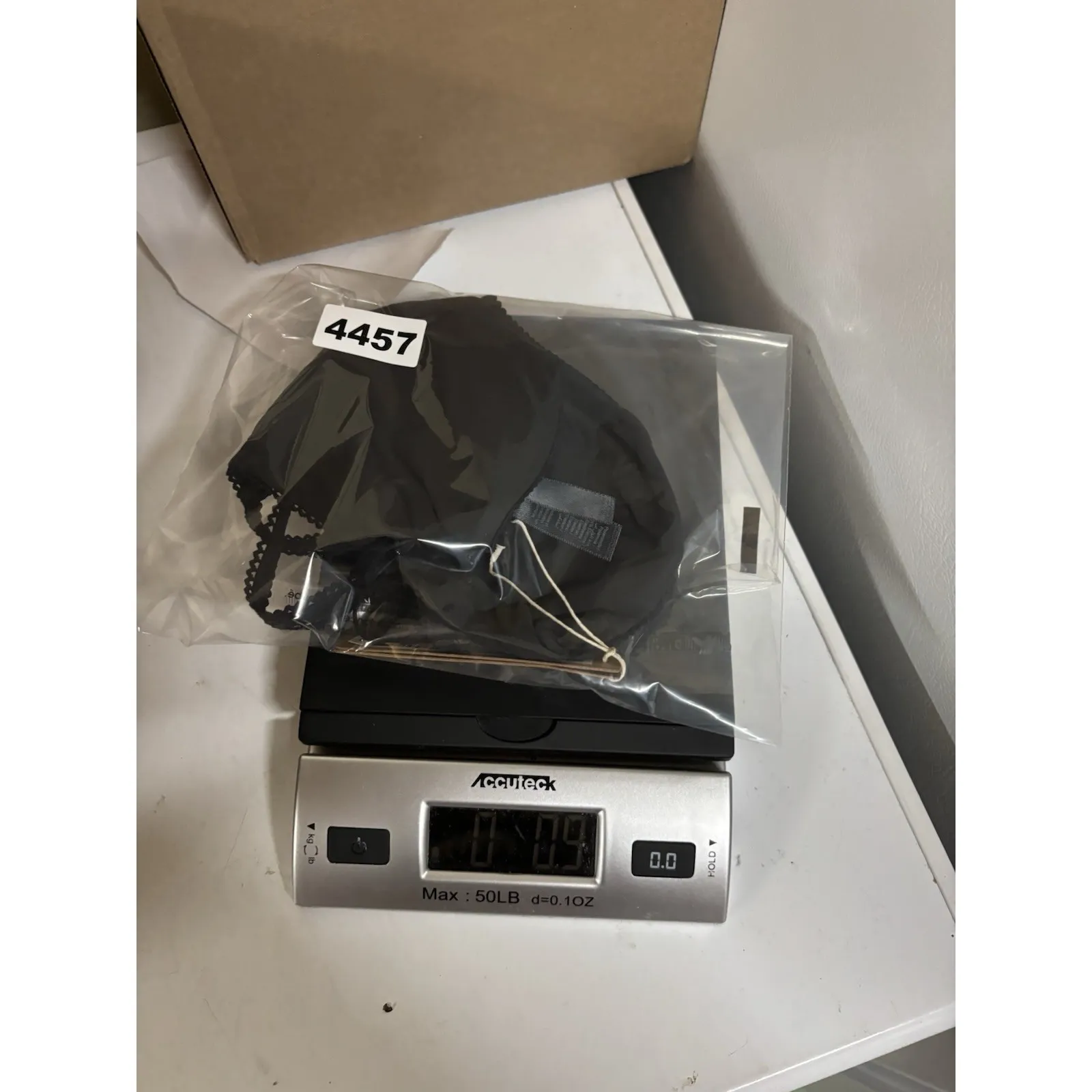 Skims Fits Everybody Picot Skimpy Scoop Bralette Onyx Black Kim Kardashian Medium - Image 6