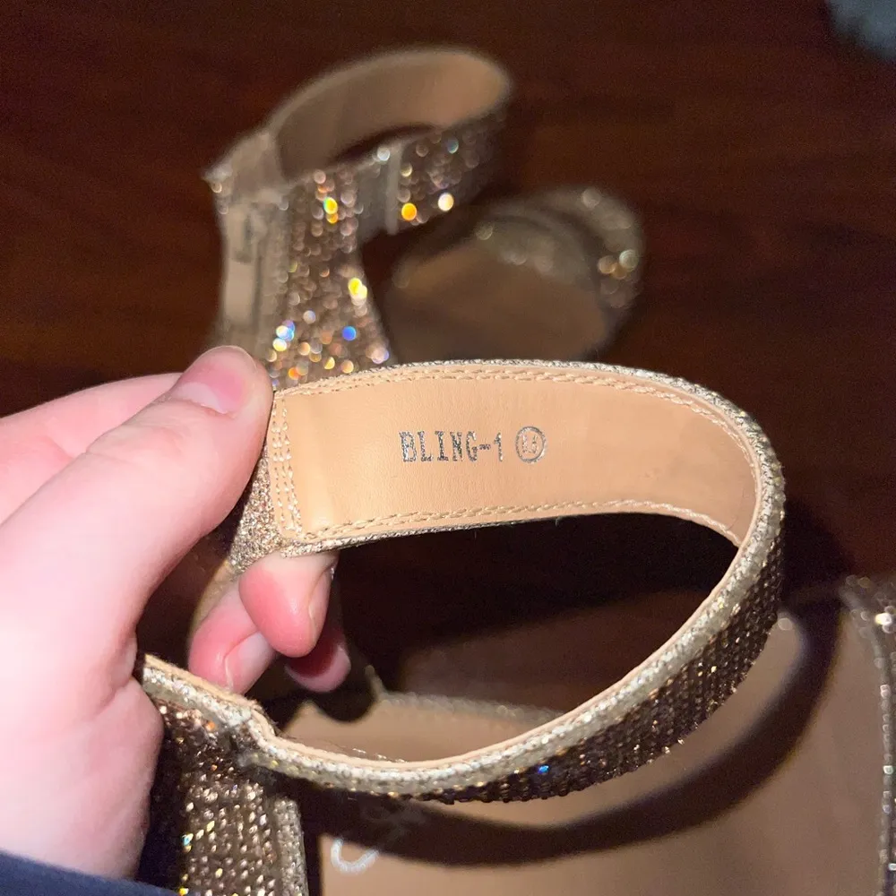 Windsor Rose Gold Bling Heels - Image 6