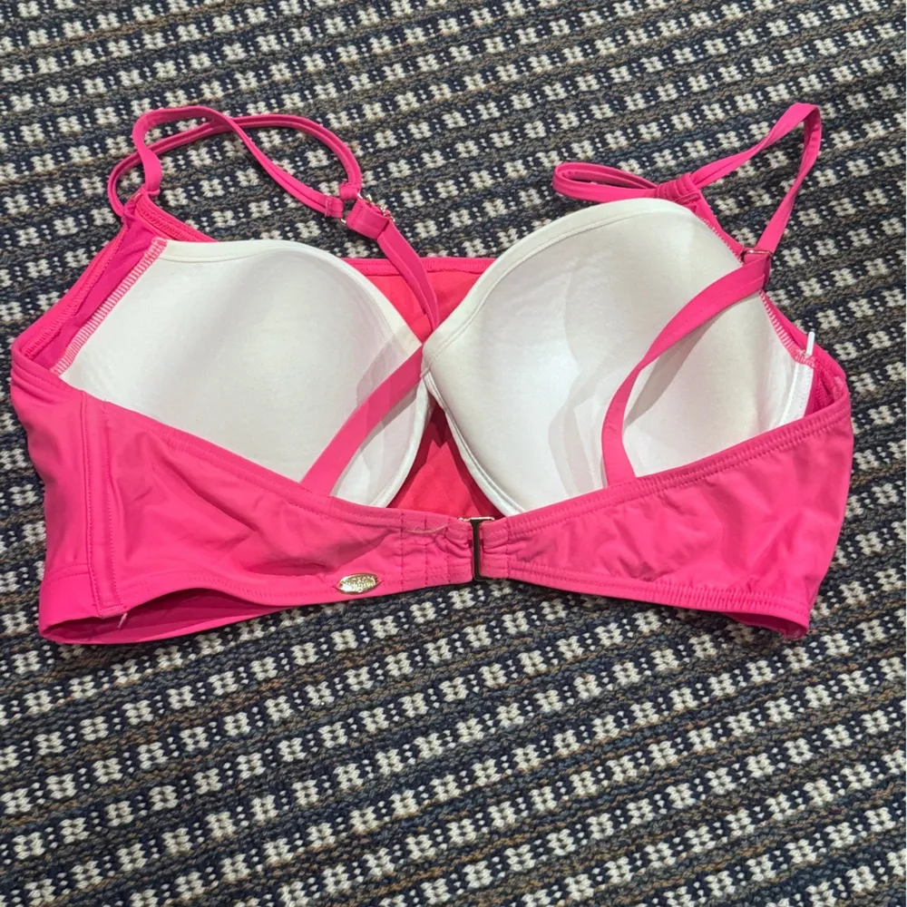 Hot Pink Taylor Underwire Bikini Top Size XL petite - Image 3